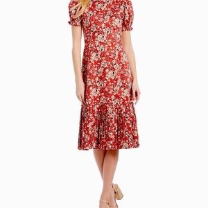 Antonio Melani Chloe pleated floral Dress